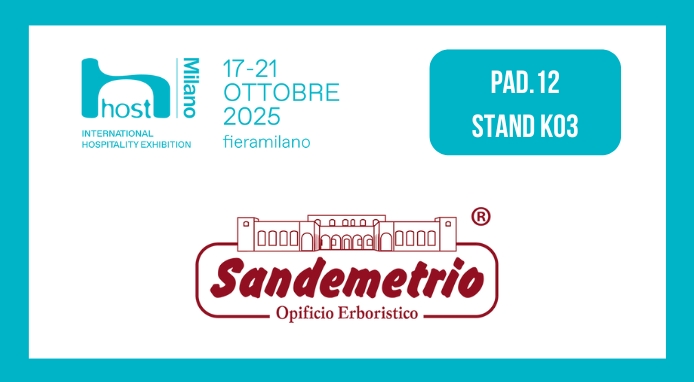 Sandemetrio a Host 2025: la tradizione erboristica incontra il mondo del caffè