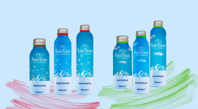 Con Alubottles Sant’Anna l’idratazione diventa sostenibile e funzionale