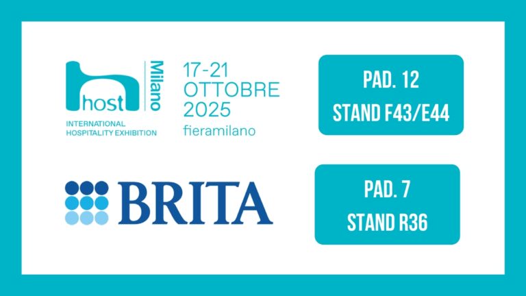 BRITA a Host 2025: filtrazione dell’acqua smart e sostenibile