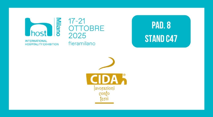 Cida srl a Host: eccellenza conto terzi e innovazione 5.0 nel mondo del caffè