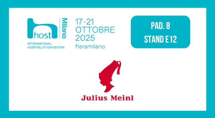 Julius Meinl a Host 2025: capsule compostabili e Specialty Coffee al centro dell’innovazione
