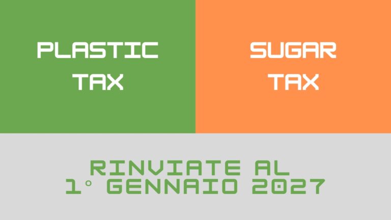 Plastic e Sugar tax rinviate al 2027 nella Manovra 2026: cosa cambia davvero