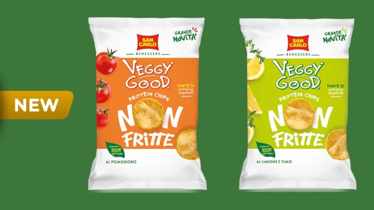 San Carlo lancia le nuove Protein Chips di Veggy Good