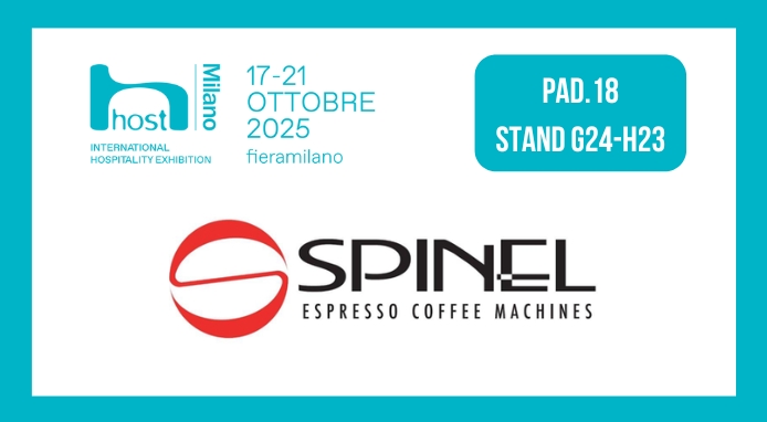 Spinel a Host 2025: la “Sartorialità Meccanica” che reinventa il caffè professionale