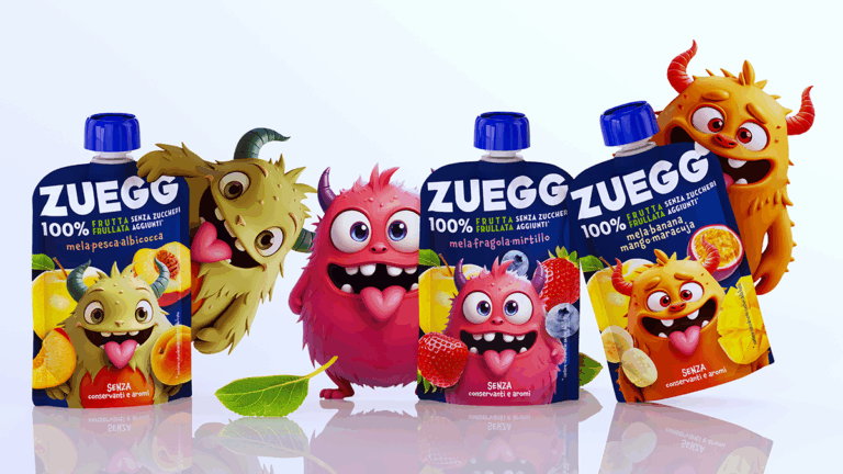 Zuegg lancia Frutta Frullata: 100% naturale, in pouch e pensata per tutta la famiglia