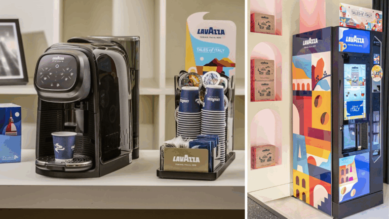 Lavazza porta la collezione Tales of Italy nel canale vending e OCS