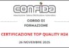 CONFIDA: corso di formazione per la Certificazione Top Quality H24