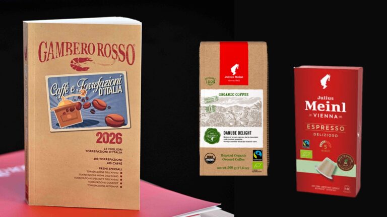 Julius Meinl premiata dal Gambero Rosso come “Torrefazione Bio” nella Guida 2026