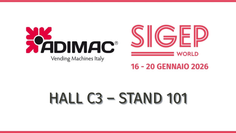 Adimac a SIGEP World 2026 con una nuova vending machine smart e compatta