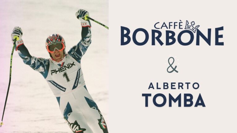 La leggenda dello sci Alberto Tomba è il nuovo testimonial di Caffè Borbone