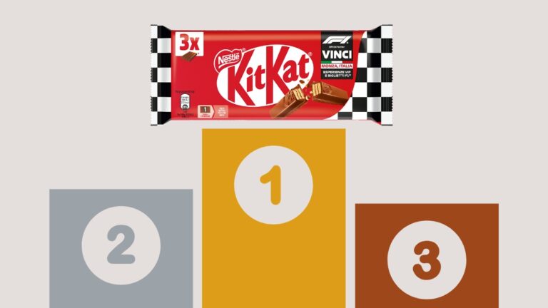 KitKat e Formula 1: partnership globale e nuove edizioni ispirate alle corse