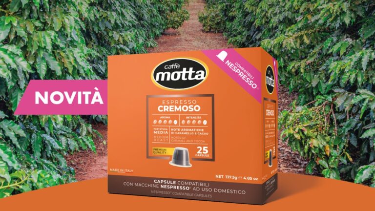 Caffè Motta amplia la gamma: Espresso Cremoso ora in capsule compatibili Nespresso®