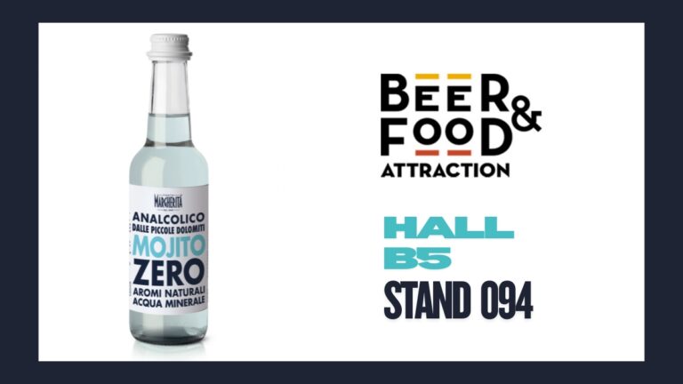 Mojito Zero di Fonte Margherita 1845 protagonista a Beer&Food Attraction 2026