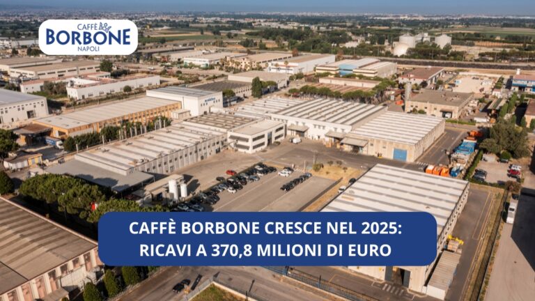 Caffè Borbone cresce nel 2025: ricavi a 370,8 milioni di euro (+10,8%)