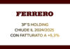 3F’s Holding (Ferrero) chiude il 2024/2025 con 22,3 miliardi di fatturato