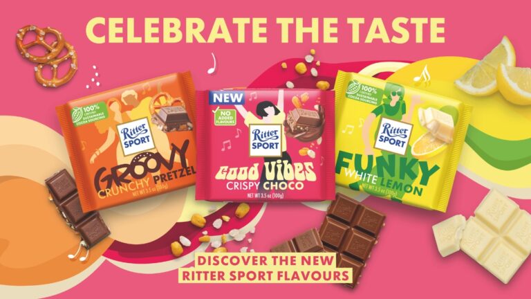 Ritter Sport Tasty Vibes: tre varianti e una nuova tavoletta