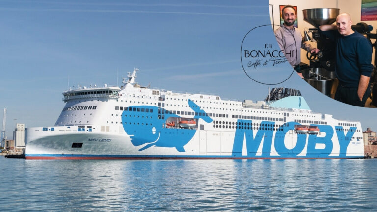 Solidarietà sulla Moby Legacy con i caffè di terroir di Fratelli Bonacchi