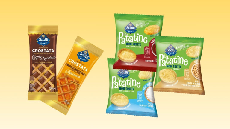 Riso Scotti Snack: crostatine in trancio e patatine non fritte per il fuori casa