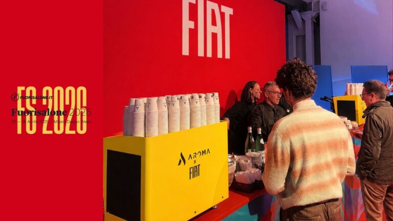Al Fuorisalone con FIAT: Aroma lancia la linea Caffè FIAT Edition