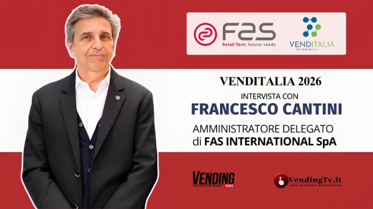 Venditalia 2026: VendingTV intervista Francesco Cantini, AD di FAS International