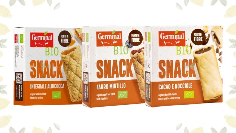 Germinal Bio propone al canale vending i nuovi snack biologici in monoporzione