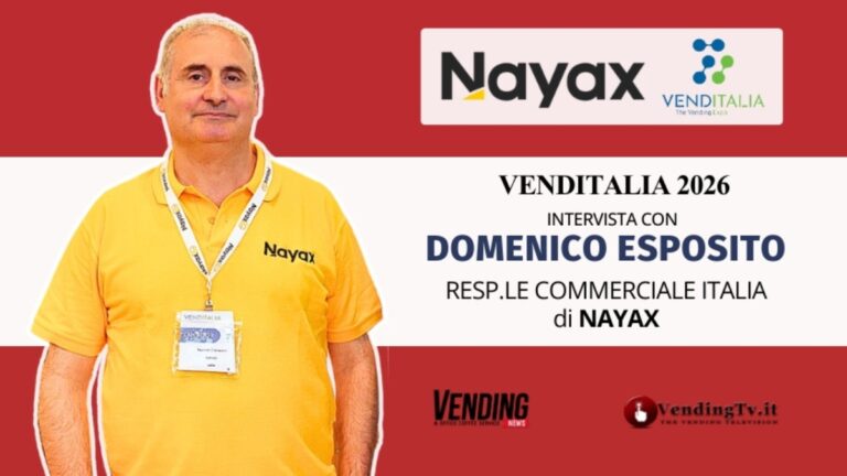 Venditalia 2026: VendingTV intervista Domenico Esposito – Nayax Italia